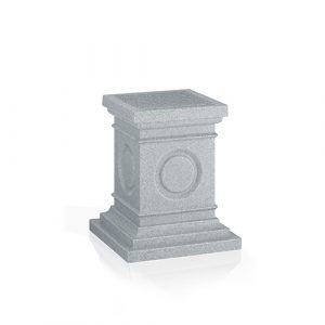 Kleine graue Dekosäule
